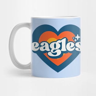 Vintage Eagles School Spirit // High School Football Mascot // Go Eagles Mug